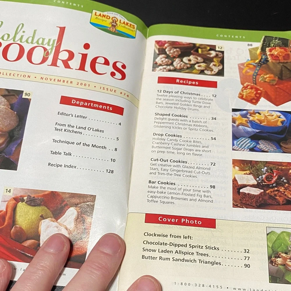 Collection of 5 Holiday and Cookie magazine CookBooks